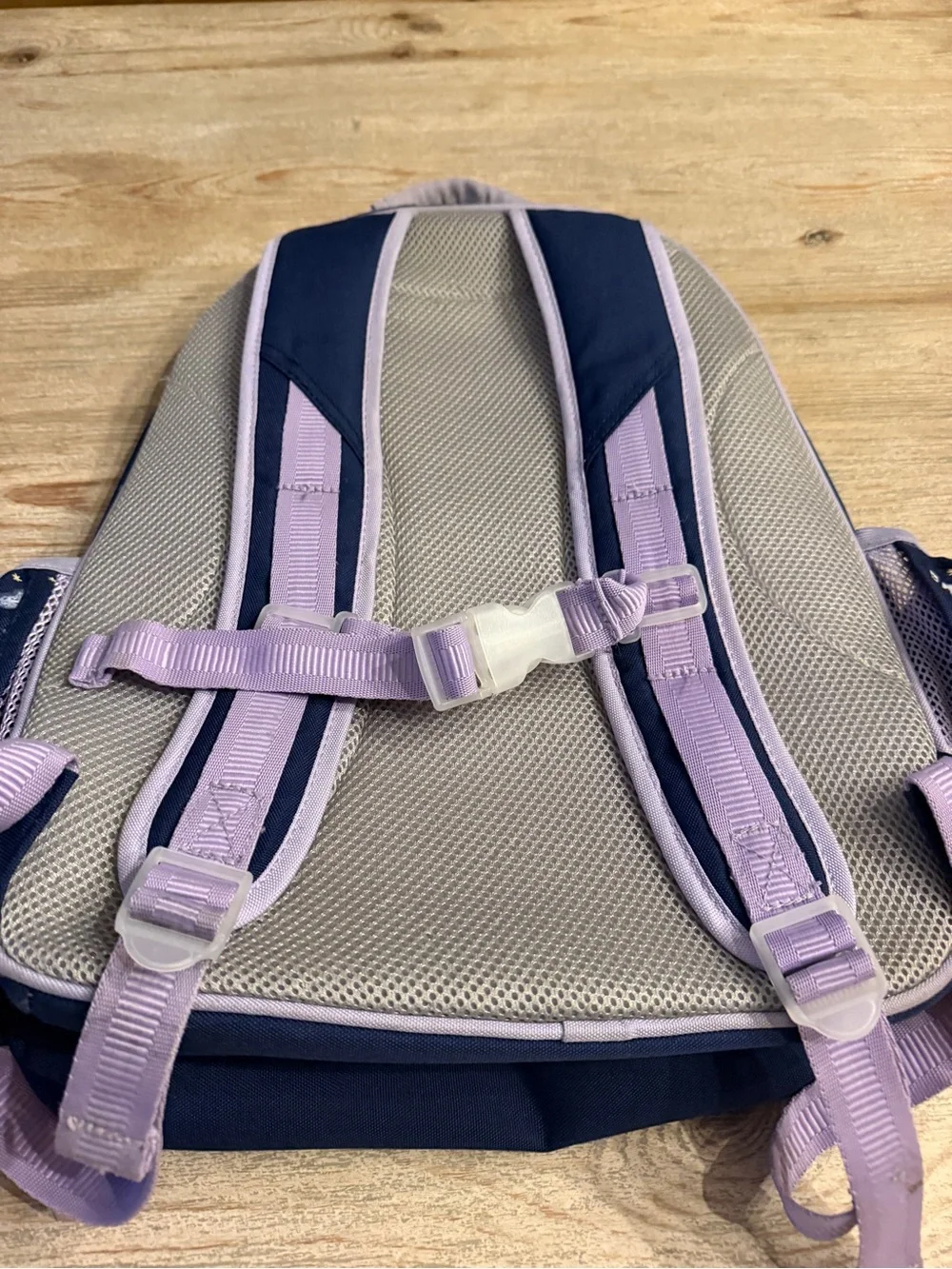 Pottery Barn Kids Unicorn Backpack - Navy & Lavender